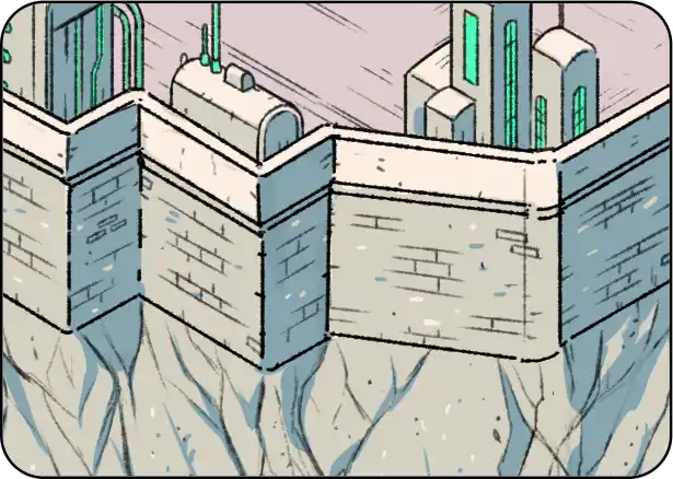 Financial Citadel Walls